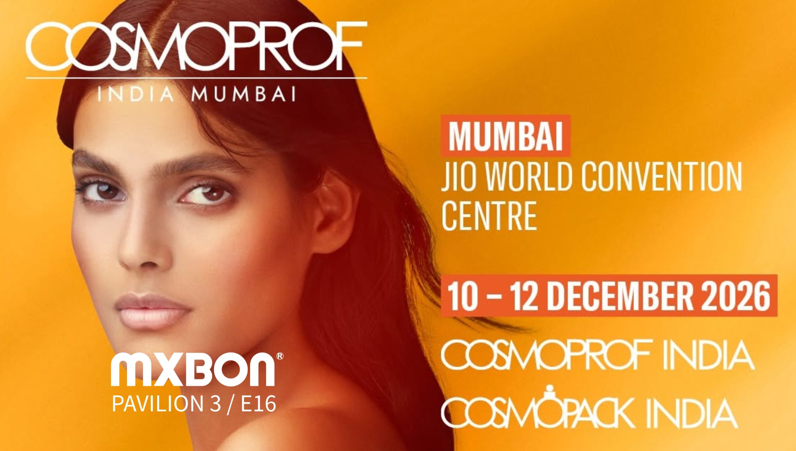 2026 Cosmoprof India MXBON Booth E16
